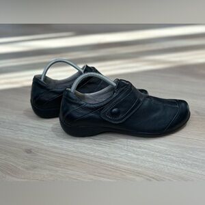 Waldlaufer Weite H Black Leather Slip On Shoes Women’s size 7.5